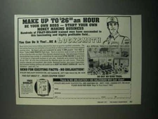 1991 Foley Belsaw Institute Ad - Make up to $26.00 an hour