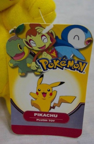 Nintendo Pokemon PIKACHU 7" Plush STUFFED ANIMAL Toy 2010 NEW w/ TAG - Picture 3 of 3