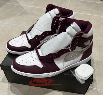 シューズ(男性用) AIR_JORDAN_1_RETRO_HIGH_OG_BORDEAUX 28.5 Air Jordan 1 Retro High OG Nike 2021 Bordeaux White 555088-611