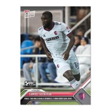 2023 MLS Topps Now Card #147 Samuel Adeniran RC St. Louis City SC - IN HAND