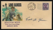 The Lone Ranger 1930s Radio Show Featured on Collector's Envelope *OP1247