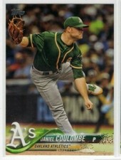 Daniel Coulombe 2018 Topps Series 1 Baseball Base Common #16 Oakland Atheltics