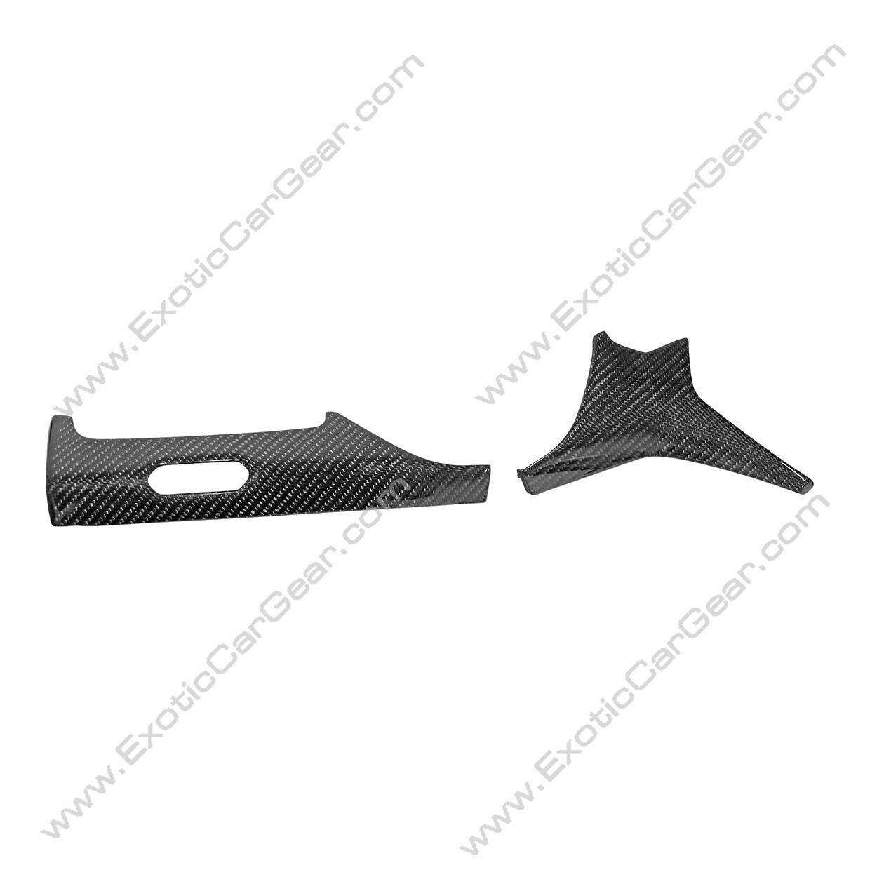 Lamborghini Urus Carbon Fiber 3 Piece Dash Trim