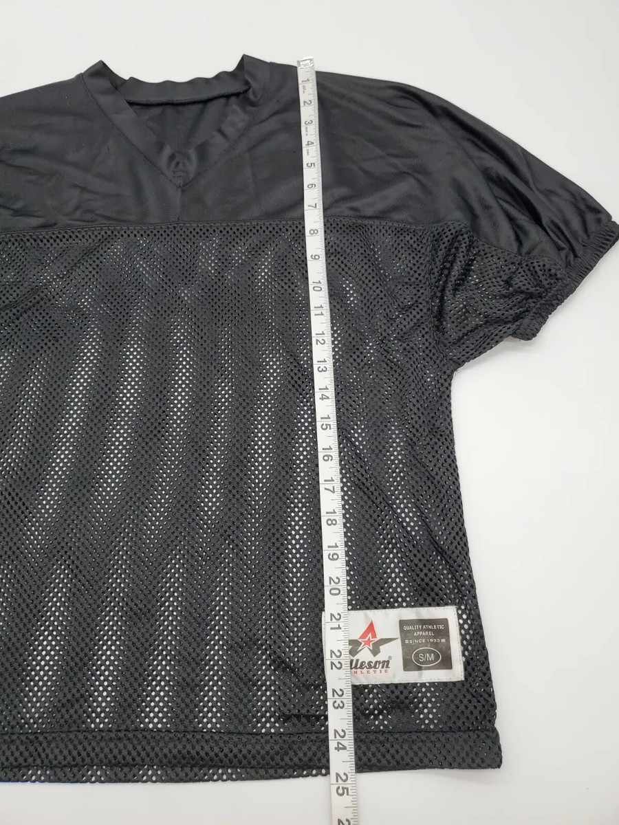 Allenson Athletic Small/Medium Black Football Jersey Men Shirt