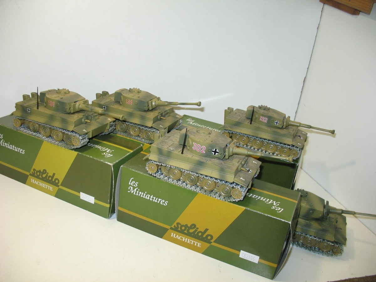 SOLIDO, Char tigre militaire 131 camouflage sable