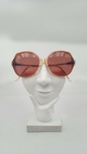 Vintage SRO Dana Blue Brown Oval Sunglasses FRAMES ONLY USA