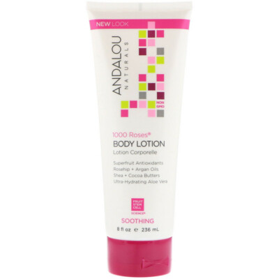 Andalou Naturals 1000 ROSES Fruit Stem Cell SOOTHING Body Lotion ULTRA HYDRATING