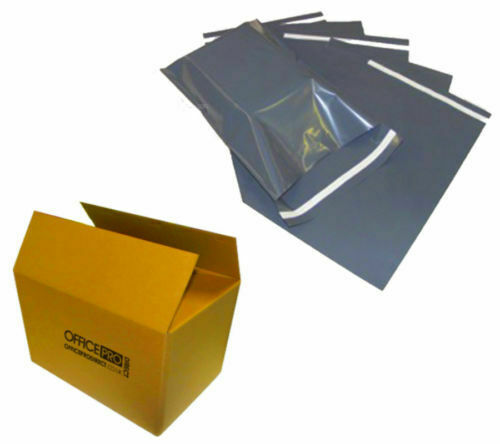 500 BAGS - 10"" x 14"" STRONG POLY MAILING POSTAGE POSTAL QUALITY SELF SEAL GREY