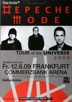 Depeche Mode - Frankfurt, Frankfurt 2009 | Konzertplakat | Poster