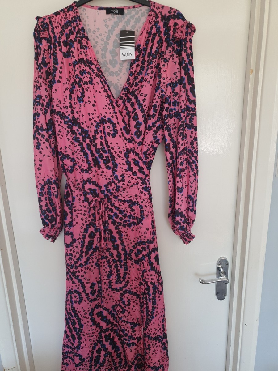 Wallis Deals Wallis Pink Animal Print Dress Wallis Pink Animal