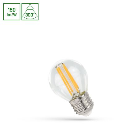 LED E27 6W 230V AC Neutralweiß FILAMENT COG 900 Lumen 300°