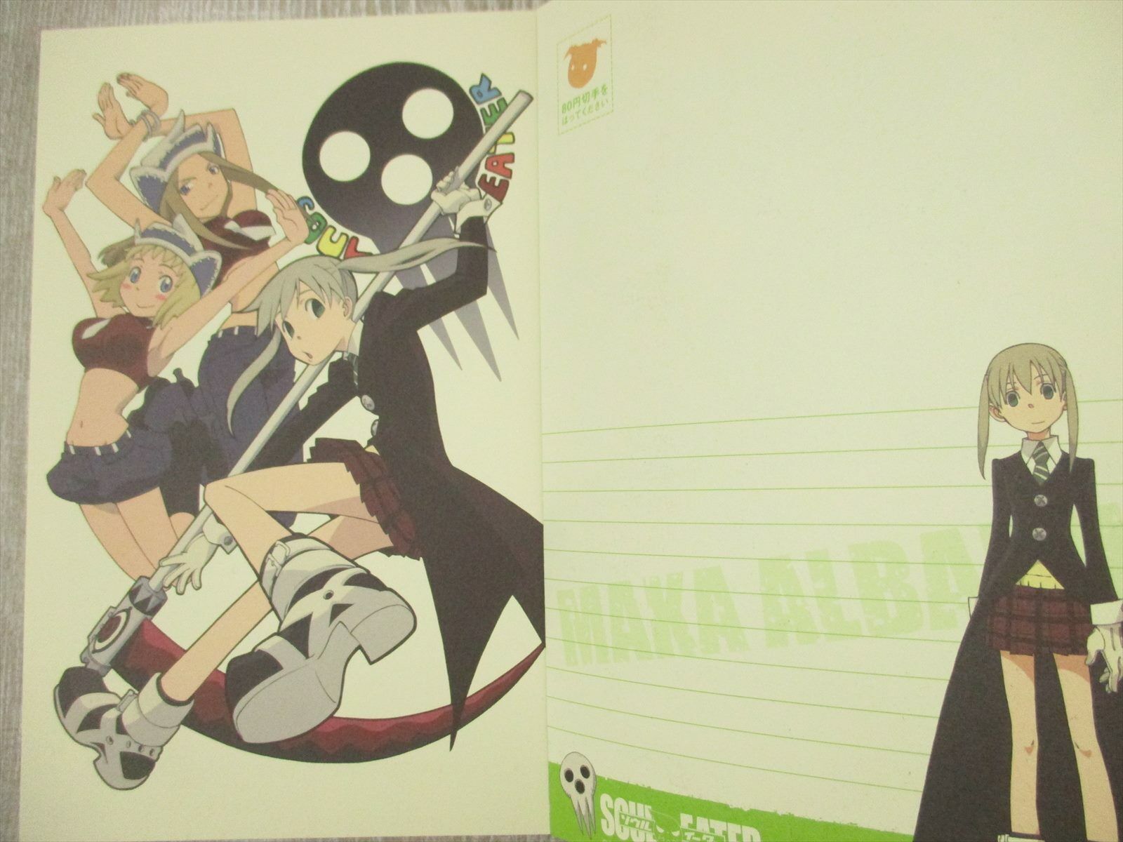 TV Anime Soul Eater Sticker & Postcard Book - JAPAN