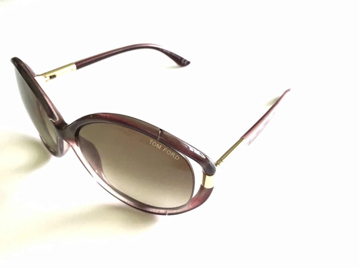 【限定セール！】 Tom Ford eBay | 60mm Size 59F Brown TF124 Sandrine Sunglasses 小物