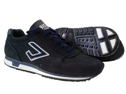 Scarpe sportive da uomo casual sneakers camoscio eleganti passeggio sport Bicap - Foto 7 di 7