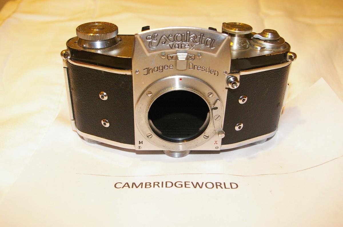 EXAKTA VAREX VX SLR CAMERA with DOUBLE FLASH PLUG SYNC | eBay