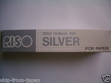 SILVER - RISO Print Gocco Hi mesh INK for paper Screen printer PG-5 PG-11 PG-10