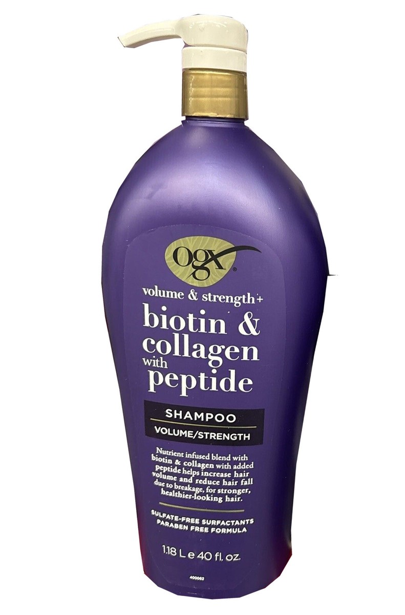 🔥 OGX Biotin & Collagen With Peptide Shampoo or Conditioner