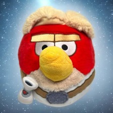 Angry Birds Star Wars Plush Luke Skywalker Stuffed Bird Toy 9  Lightsaber VTG