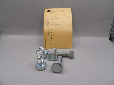 NOS Kawasaki F5 F7 F8 F9 F12MX G3 KX 70-75 TOTAL OF 5 Head Hex Bolt 92001-086