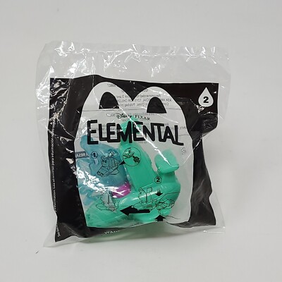 Elemental Wade on the Water Car McDonalds Happy Meal Disney Pixar toy #2 MIP