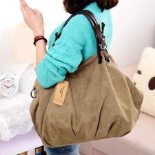 Women Canvas Shoulder Bag Bag Tote Top-handle Bag Travel Women Crossbody Bags
