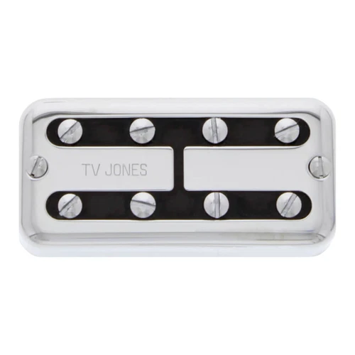 TV Jones Thunder'Tron Humbucker Bass Neck Pickup, Universal Mount, Chrome