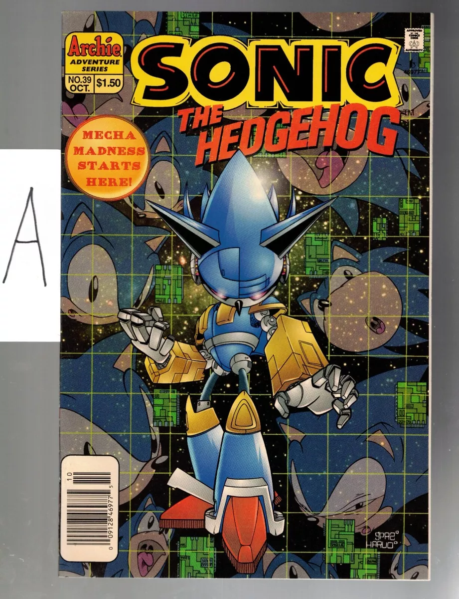 Sonic The Hedgehog #39 8.0 VF 1st Appearance of Mecha Sonic A