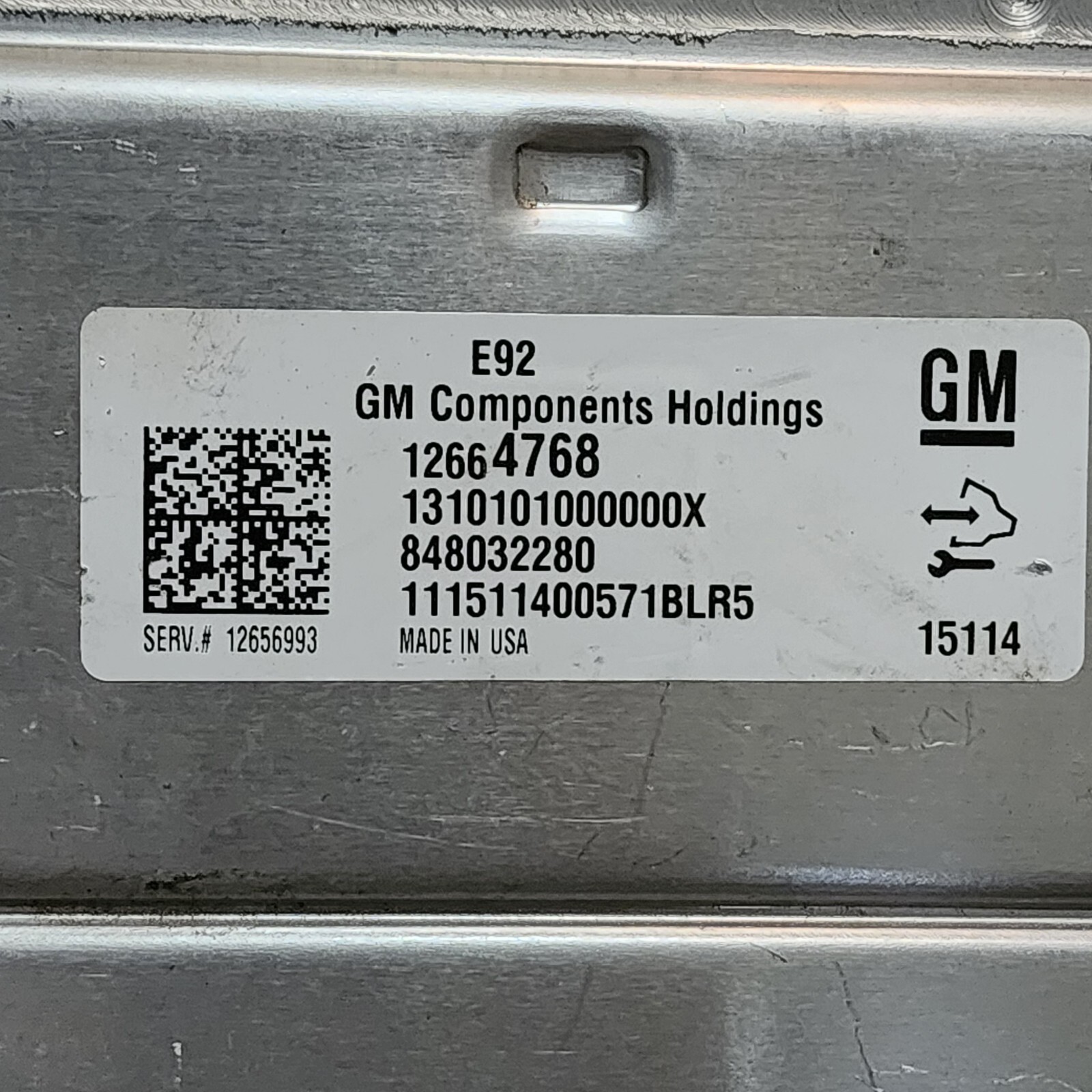 2015 Chevy Tahoe Electronic Engine Control Module 12664768 ECM ECU 