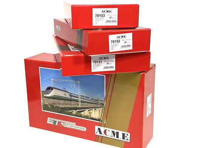 ACME ETR 500 Einspannung Originallack Weiß/Grün FS, 13 Elemente