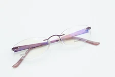 AIRLOCK SHATTERED 201 505 Plum Purple Mosaic 50-18-135 Rimless Frames O843