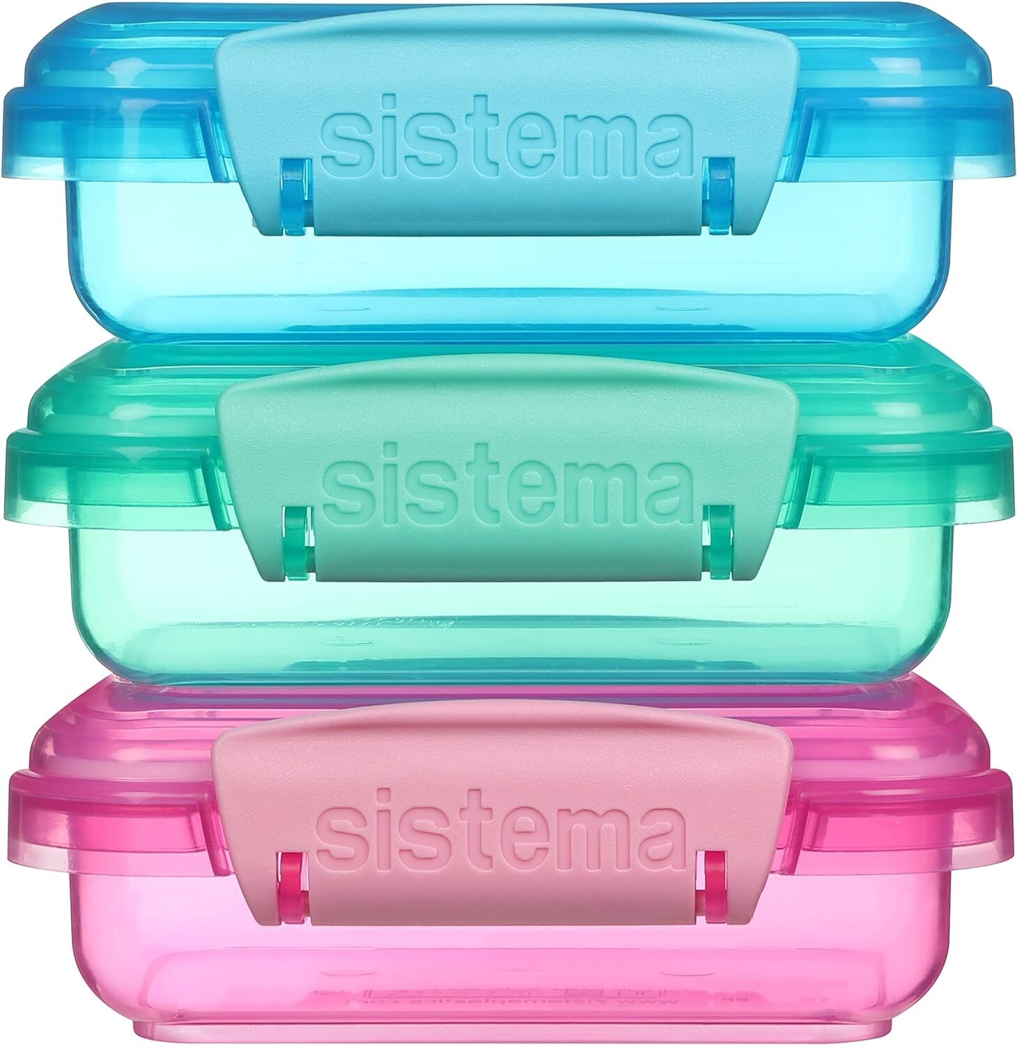 Sistema Lunch Food Storage Containers 200 ml Small Snack Pots BPA