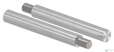 Edelstahl Stift Ø 14mm, Länge: 100mm, M10x15mm, V2A | STEINBACHER©