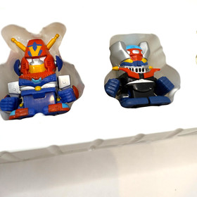 Rare Super Robot Wars F 6 Wind-up Figures Box Sega Saturn Pre-order Bonus Japan