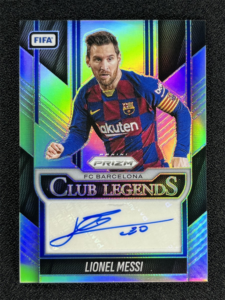 2025-26 Panini Prizm FIFA Lionel Messi Silver Prizm Club Legends Auto /199 &7081