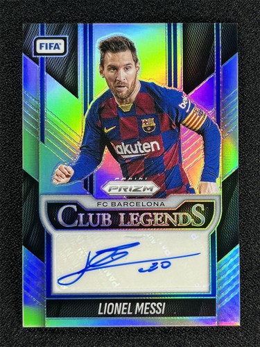 2025-26 Panini Prizm FIFA Lionel Messi Silver Prizm Club Legends Auto /199 &7081