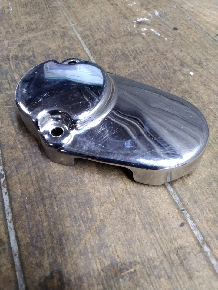 Harley-Davidson EVO Electra Glide Softail FXR Motor Arranque Motor Cubierta Cromo Foto 2 de 4