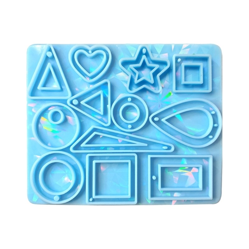 Resin Molds for Jewelry Keychains and Epoxy Earrings Casting