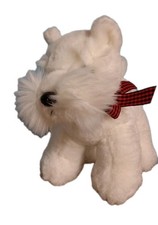 Aurora Mabel the White Scotty Puppy Dog Plush Stuffed Animal 10" Realistic Dog