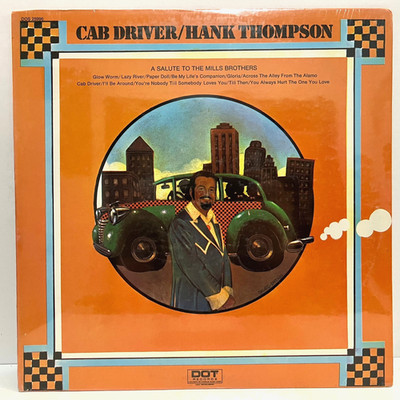 HANK THOMPSON - Cab Driver (Mills Bros Salute) - 12'' Vinyl Record LP - SEALED