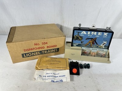 Excellent Lionel Original Postwar BOXED #334 Sound Dispatching Board!