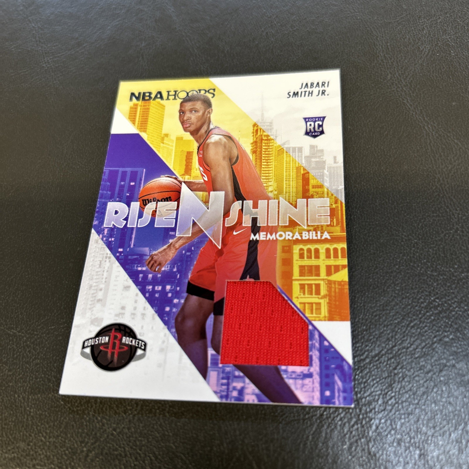 Jabari Smith Jr. #RS-JSJ Basketball Cards 2022 Panini Hoops Rise N Shine Memorabilia trading card — raw and PSA graded price guide