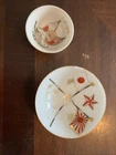 WW2 II Former Japanese Army Navy Military Pottery Sakazuki Sake Cup 2-Set Chips