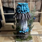 Lighted Dollhouse 6" Fairy Garden Charm   OOAK handcrafted USA — photo 7