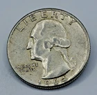 1964-P 90% Silver Washington Quarter US Mint Philadelphia