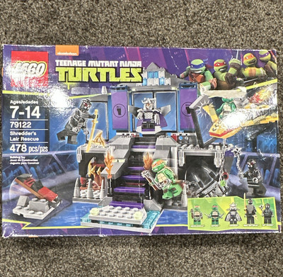 LEGO TMNT Shredder s Lair Rescue 79122 Complete Set Retired 2014 (worn box)