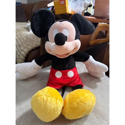 Disney Store Mickey Mouse Plush Stuffed Animal Classic Red Shorts 17 Inch
