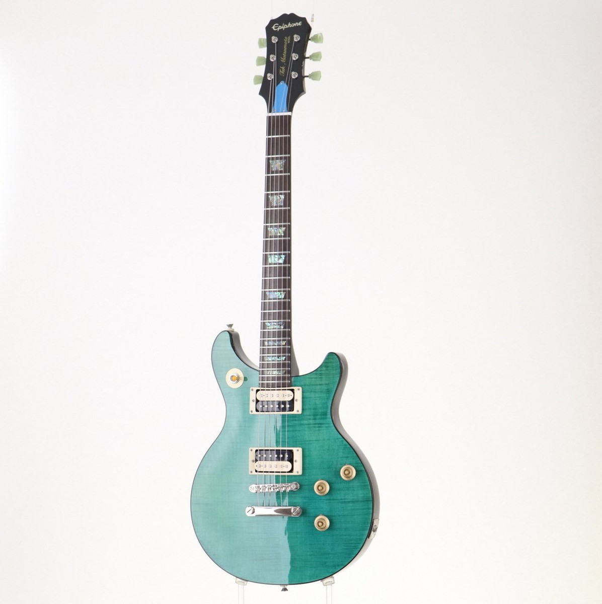 Epiphone Tak Matsumoto DC Standard Plus Top AQB Used Epiphone Tak Matsumoto DC Standard Plus Top AQB Used