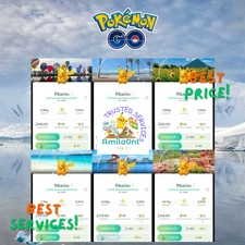 Pokémon✿Go✿Shiny Pikachu ✿✿Japan Background✿✿Trade 20k stardust✿✿PTC✿✿