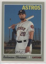 2019 Topps Heritage High Number Chrome Refractor 110/570 Robinson Chirinos 0o5