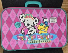 VTG 1996 Spottie Dottie Sassy SANRIO Pink Soda Shoppe Luggage Suitcase Carryon